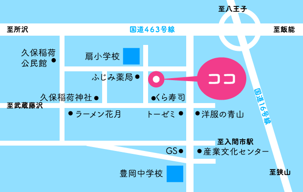 かたぎりクリニック地図